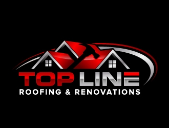 Top Line Roofing & Renovations logo design by jaize