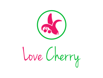 Love Cherry logo design by puthreeone