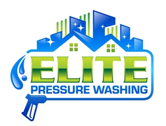 Elite Pressure Washing logo design by DreamLogoDesign