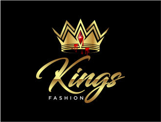 Kings Fashion  logo design by evdesign