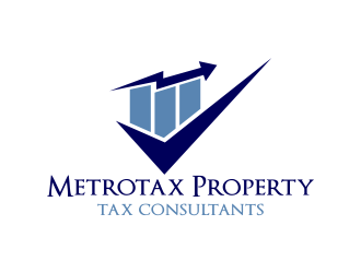 Metrotax Property Tax Consultants logo design by Greenlight