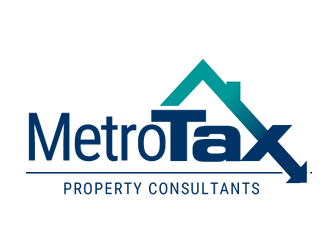 Metrotax Property Tax Consultants logo design by Coolwanz