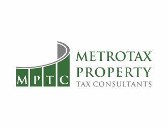 Metrotax Property Tax Consultants logo design by santrie