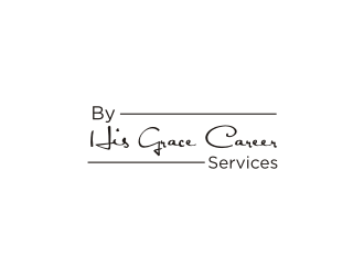 By His Grace Career Services logo design by Franky.