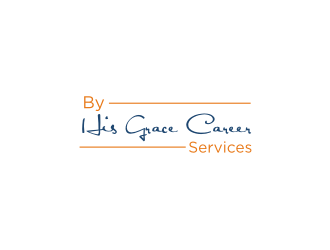 By His Grace Career Services logo design by Franky.