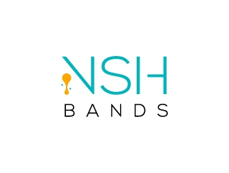 NSH Bands LLC logo design by wongndeso
