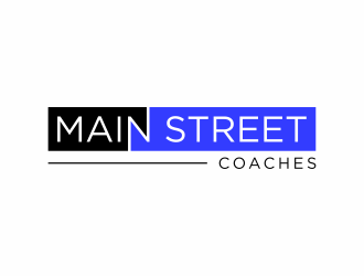 Main Street Coaches logo design by scolessi