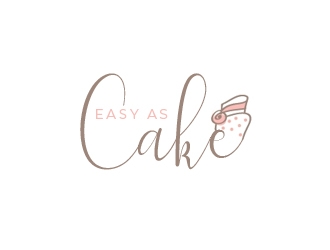 Easy As Cake logo design by gilkkj