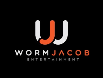 Worm Jacob Entertainment logo design by REDCROW