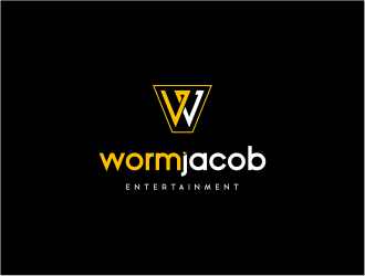 Worm Jacob Entertainment logo design by FloVal