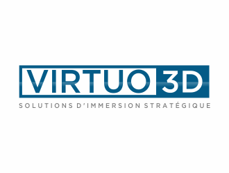 Virtuo 3D logo design by afra_art
