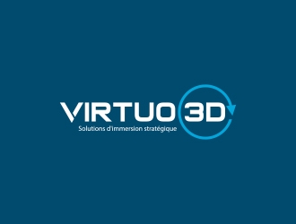 Virtuo 3D logo design by Danny19