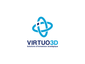 Virtuo 3D logo design by jafar
