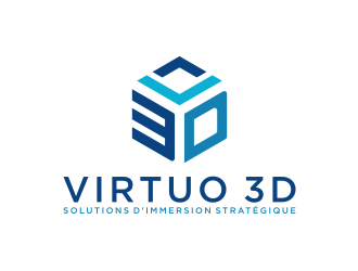 Virtuo 3D logo design by asyqh