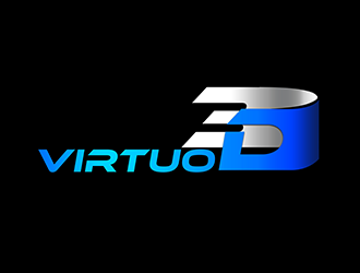 Virtuo 3D logo design by 3Dlogos
