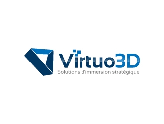 Virtuo 3D logo design by jaize