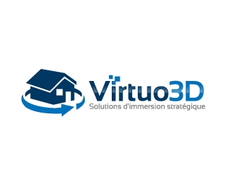 Virtuo 3D logo design by jaize