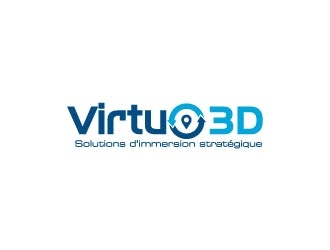 Virtuo 3D logo design by usef44