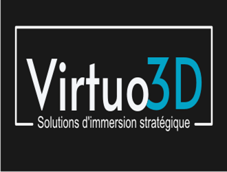 Virtuo 3D logo design by kitaro