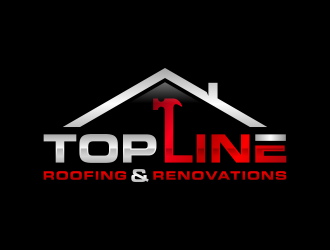 Top Line Roofing & Renovations logo design by Kopiireng