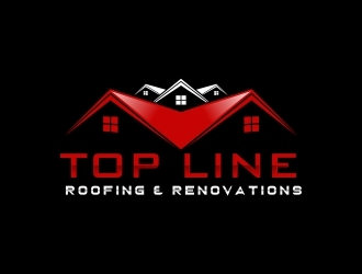 Top Line Roofing & Renovations logo design by MRANTASI