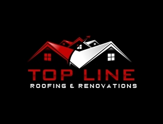 Top Line Roofing & Renovations logo design by MRANTASI