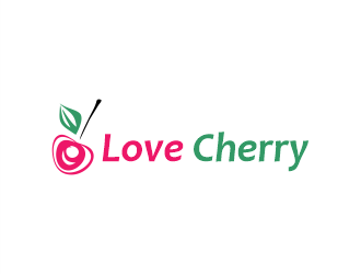 Love Cherry logo design by Gwerth