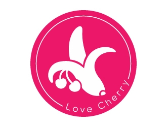 Love Cherry logo design by jonggol