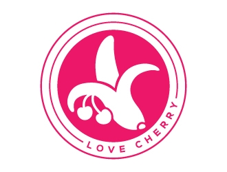 Love Cherry logo design by jonggol