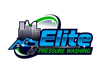 Elite Pressure Washing logo design by DreamLogoDesign