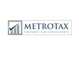 Metrotax Property Tax Consultants logo design by BeDesign