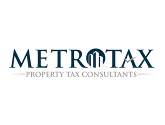 Metrotax Property Tax Consultants logo design by nikkl