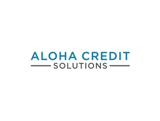 Aloha Credit Solutions logo design by logitec