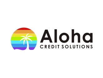 Aloha Credit Solutions logo design by amsol