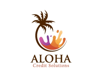Aloha Credit Solutions logo design by BeezlyDesigns