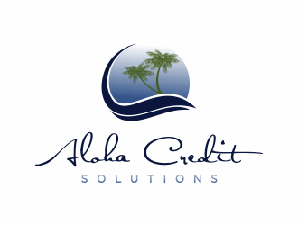 Aloha Credit Solutions logo design by santrie