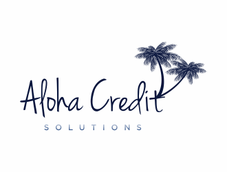 Aloha Credit Solutions logo design by santrie