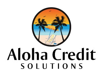 Aloha Credit Solutions logo design by Suvendu