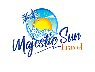 Majestic Sun Travel logo design by 3Dlogos
