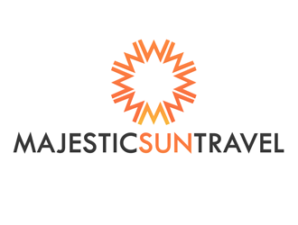 Majestic Sun Travel logo design by megalogos
