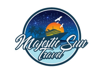 Majestic Sun Travel logo design by AYATA