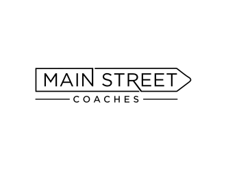 Main Street Coaches logo design by Barkah