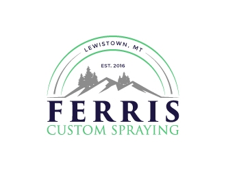 Ferris Custom Spraying, LLC logo design by aryamaity