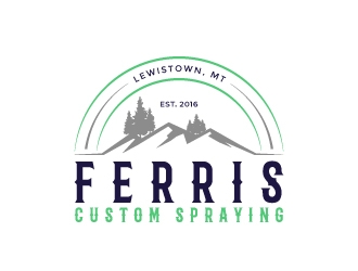 Ferris Custom Spraying, LLC logo design by aryamaity