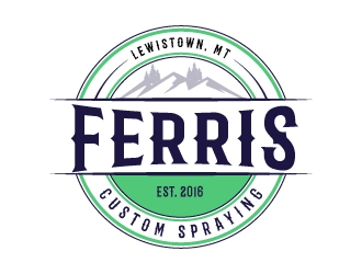Ferris Custom Spraying, LLC logo design by aryamaity