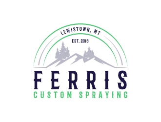 Ferris Custom Spraying, LLC logo design by aryamaity