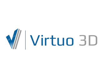 Virtuo 3D logo design by rgb1