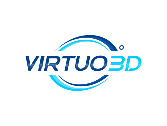 Virtuo 3D logo design by Kopiireng