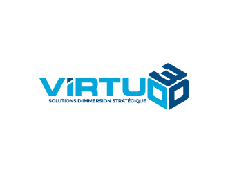 Virtuo 3D logo design by denfransko