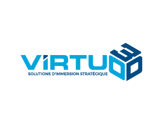 Virtuo 3D logo design by denfransko